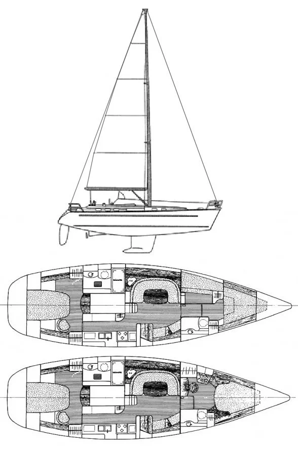 seaページ OCEANIS 44 CC (BENETEAU) - Asymmetrical Spinnaker — South East